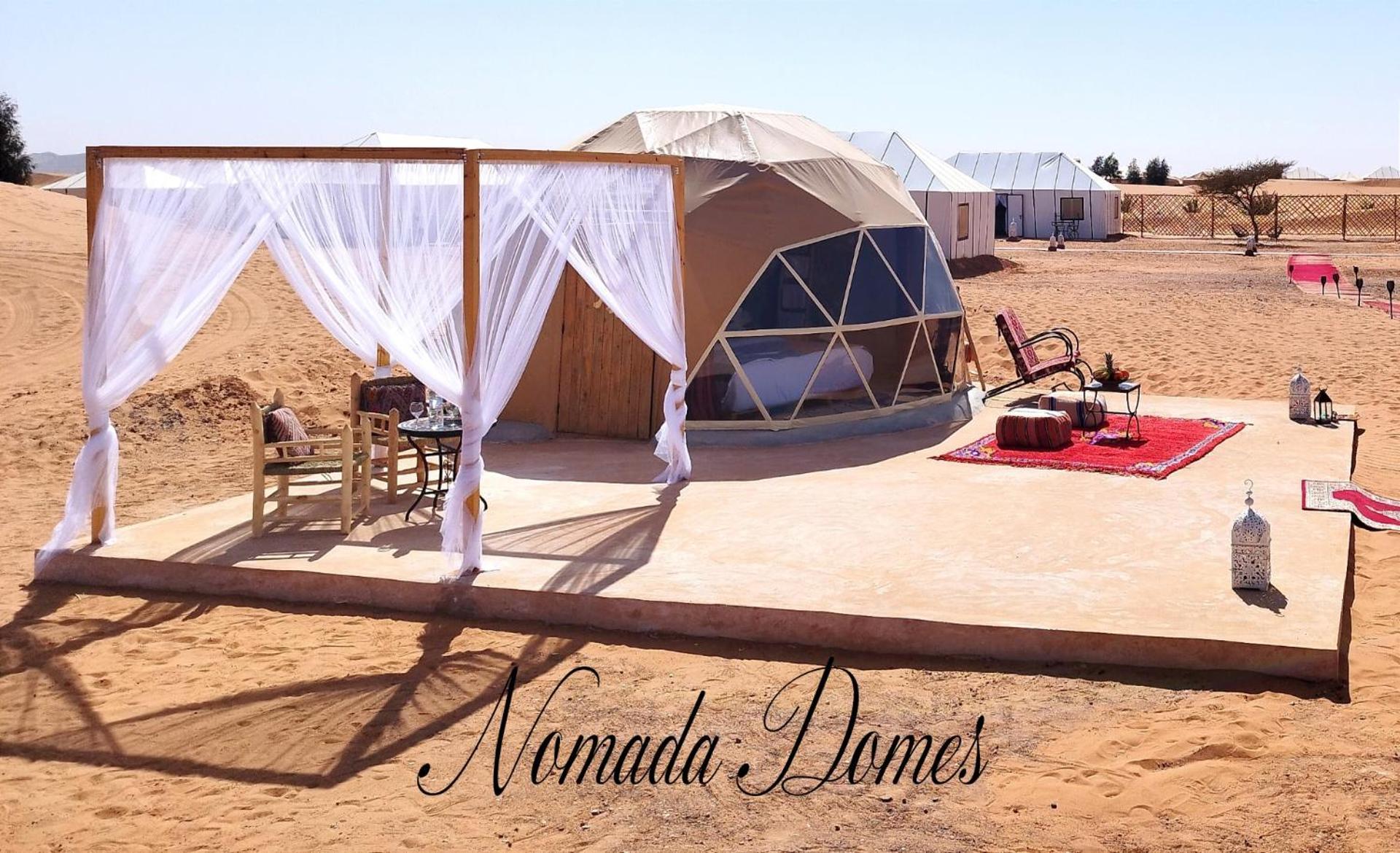 Hotel Nomada Domes Camp With Airco Merzouga Exteriér fotografie